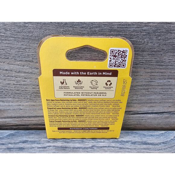 Burts Bees Tropical Assortment Lip Balm, 0.6 OZ - Picture 3 of 4